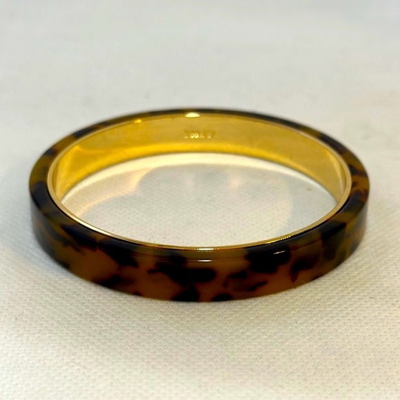 J. Crew Tortoise and Crystal Pendant Necklace with Matching Bracelet - EUC - Picture 9 of 11